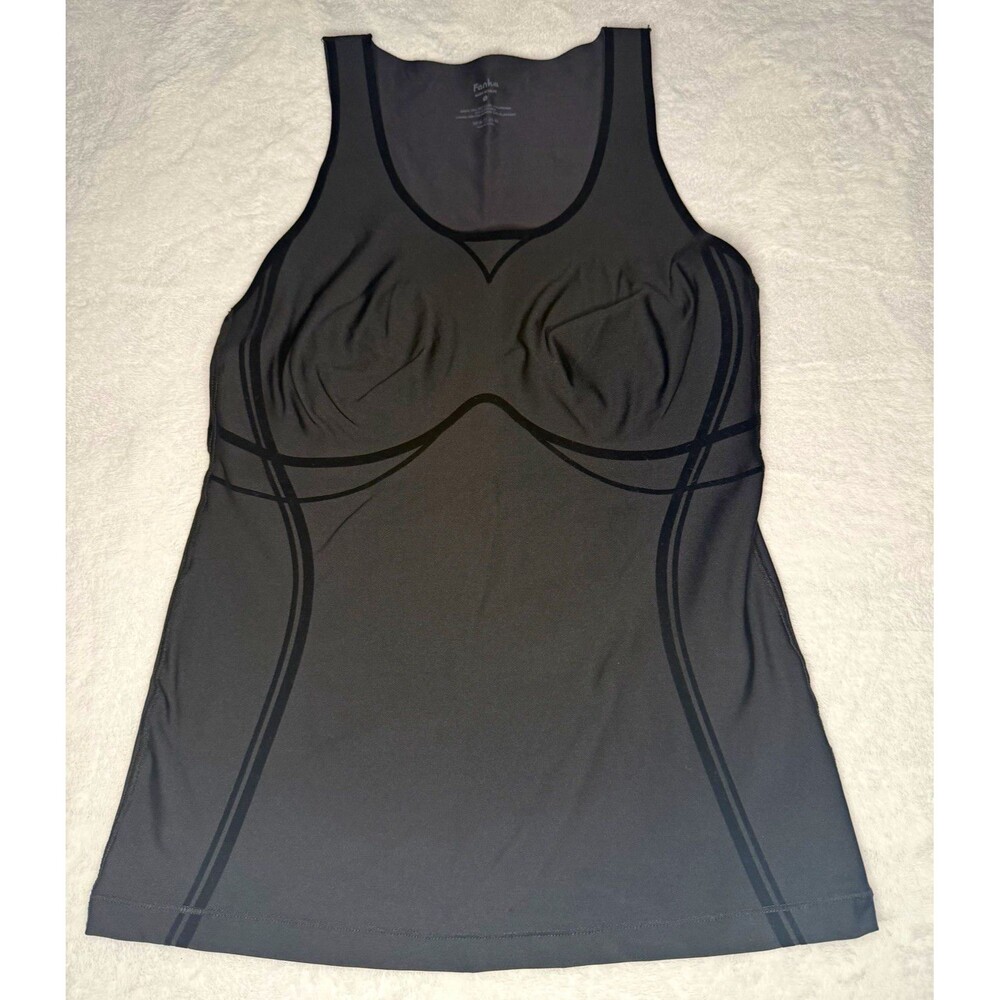 Fanka Body Sculpt Women's Shapewear Tank Top Black Firm Compression Wireless S